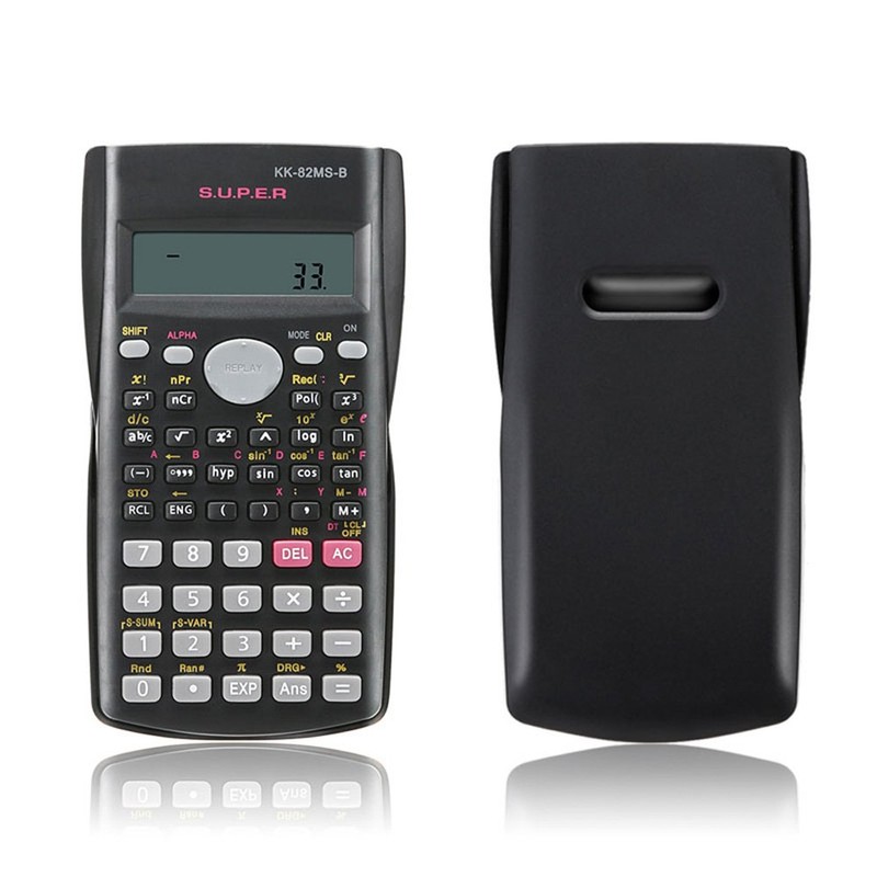 zmart 2 Line Scientific Calculator, 82MS, Multifunction Science, Math, Education,
