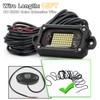 ALIGZ 8PCS 6500K Pure White Rock Lights, 60-LED 1800LM Super