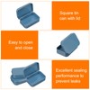sourcing map 12pcs Metal Tin Box, 3.7x2.4x0.8 Mini Portable Rectangular