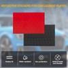 xbrtaia 4-Pack Reflective License Plate Stickers for New Jersey GDL