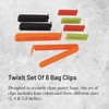 de Buyer Original Twixit Bag Clips, Set of 8 -