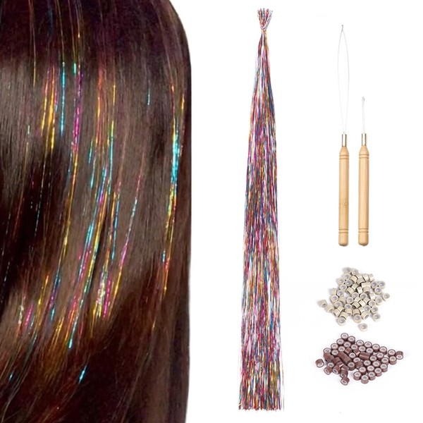 Hair Tinsel I Tip Hair Extensions Hair Tinsel Kit With
