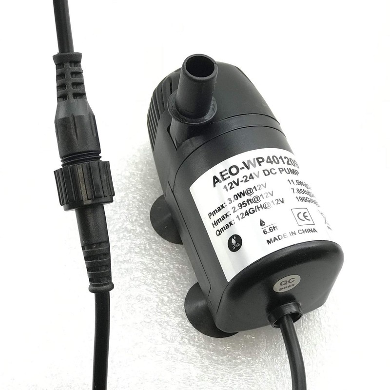 10W Solar Water Pump KIT: DC Brushless Submersible Water Pump