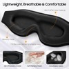 BeHoomi Sleep Mask, 2 Packs Premium Eye Mask for Sleeping,