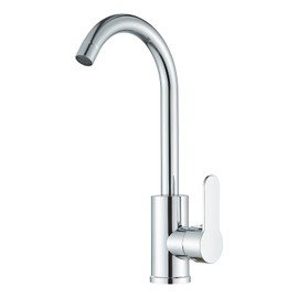 Kitchen Tap Chrome Tap Kitchen 360° Rotation Tap Kitchen Stainless Steel Sink Tap with High Spout Kitchen Tap with G3/8 Connections