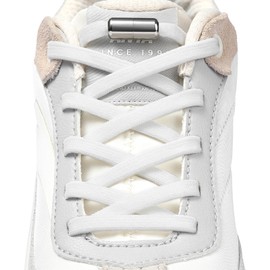 Handshop 2 Paar Elastische Schnürsenkel für Kinder und Erwachsene, Schnürsenkel ohne Binden für Turnschuhe, Laufschuhe, Sportschuhe Weiß 120cm