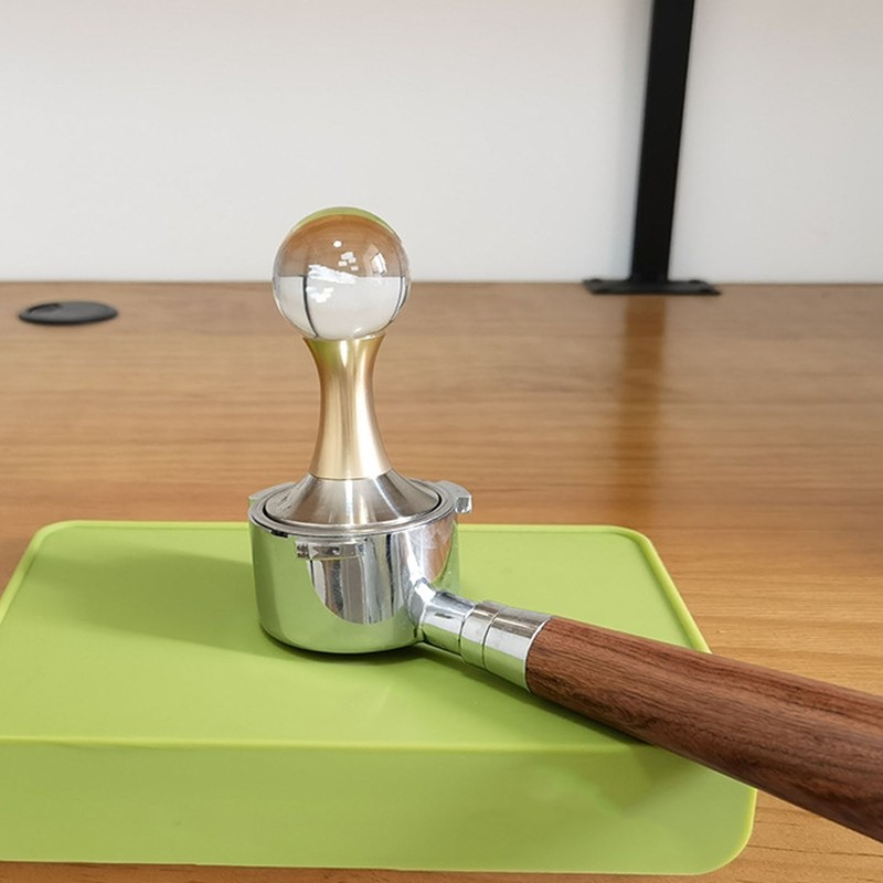 Coffee Tamper Food Grade Stainless Steel Crystal Ball Coffee Powder