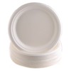 EcoQuality 9 inch Plates 100% Compostable - Natural Sugarcane Biodegradable