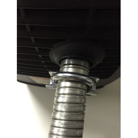 GenExhaust Universal Generator 1" Steel Exhaust Extension 10 inch Length.