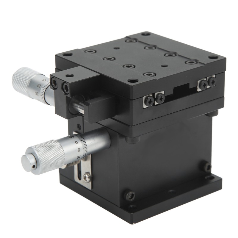 Manual Linear Stage Aluminum Alloy Black Anodized Surface XZ Axes