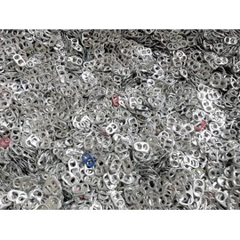 1000 Aluminum Silver Color Pop Soda Beer Tabs (1000 Tabs) (B)
