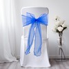 Time to Sparkle 22x280cm Organza Chair Sashes Wider Fuller Cover
