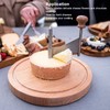 Cheese Curler Professional Ergonomic Handle Rotating Cheese Flower Cutter for