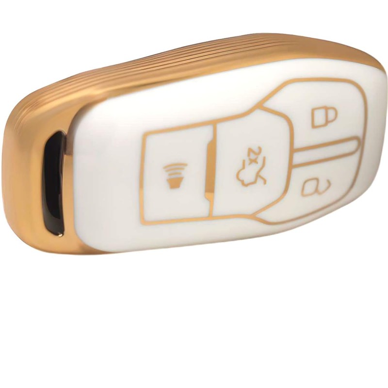 HEYEZQTY - Funda protectora de 4 botones sin llave para