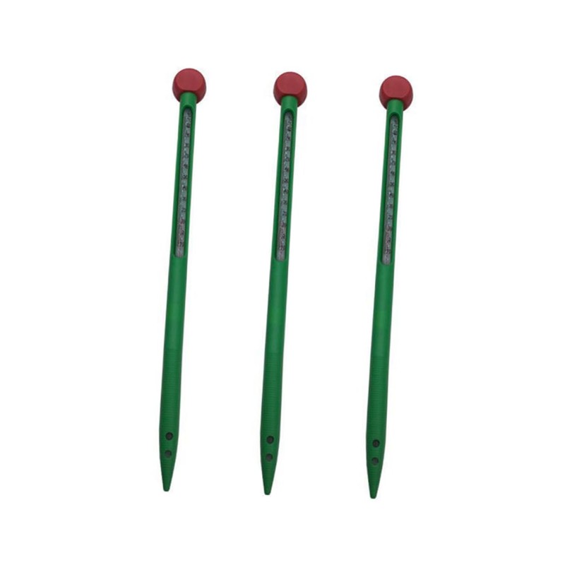 GLEAVI 2pcs Soil Thermometer Built Glass Rod to Portable Garden