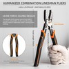 VANJOIN Linesman Combination Pliers, Heavy Duty Linesman Pliers 10-inch, Professional