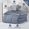 Nestl 7 Piece Twin XL Comforter Set – Stone Blue