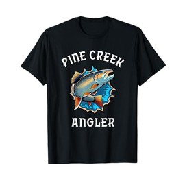 Pine Creek Angler Pennsylvania Trout Fishing Brookie Native T-Shirt