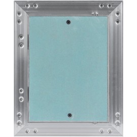 HVAC OV 6" x 8" Drywall Access Panel – Aluminum Frame Gypsum Hatch Access Panel for Drywall - Ceiling Inspection Door – Wall Access Panel for Plumbing, Electrical, Utility & Ventilation Access