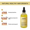 3pcs Aceite Esencial Para Cuidado Del Cabello Veganic Hair