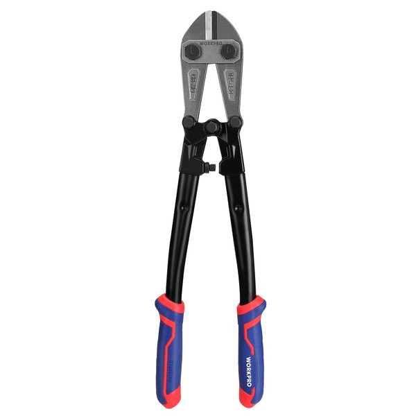 WORKPRO 18" Bolt Cutter, Chrome Molybdenum Steel Blade, Heavy Duty