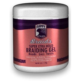 Nappy Styles Nappy Syles Braids Super Extra Hold Braiding Gel (Pack of 4)