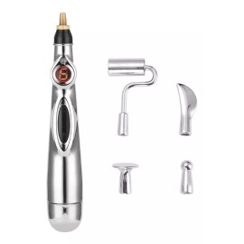 Xindefeng  Acupuntura Electrónica Pluma 4 Puntas 9 Niveles