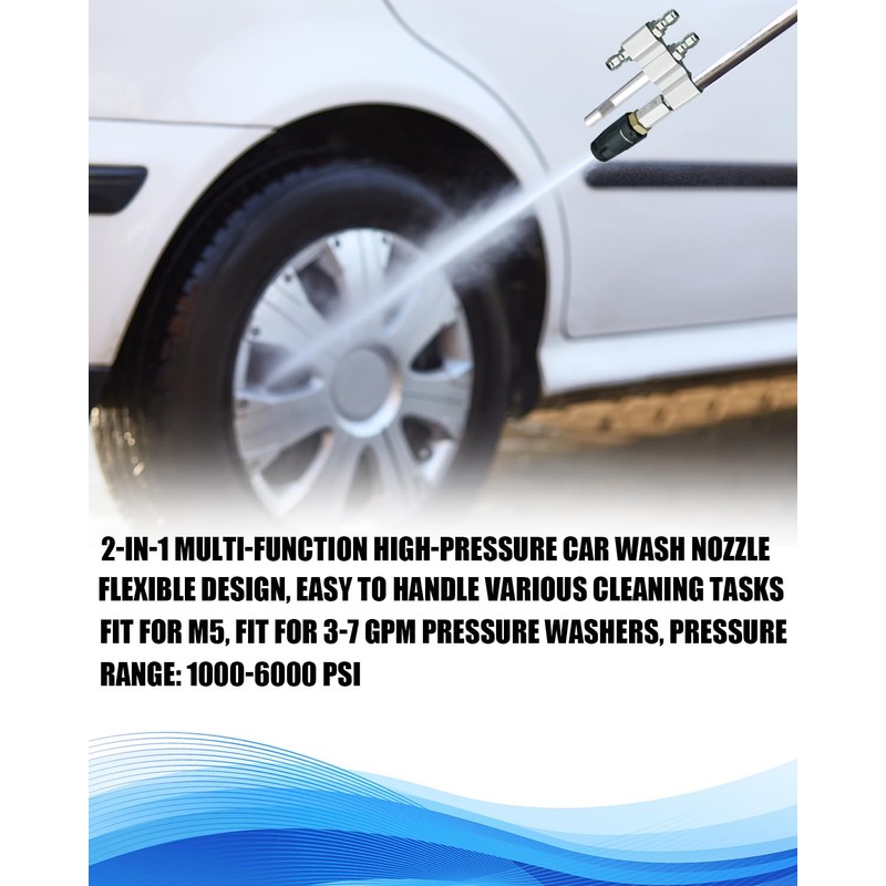 3 in 1 M5 Twist Nozzles, long range pressure Soft