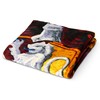 Northwest Micro Raschel Throw Blanket, 46 x 60 Inches, Battle