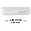 YWNN Folding Casement Window Crank Handle with Snap-On Cover –