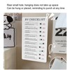4pcs Checklist Board DIY Production Recyclable Portable Chore Checklist Detachable