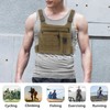 KINGSLONG Tactical Chest Bag Lightweight Chest Pack, Water Resistant Running