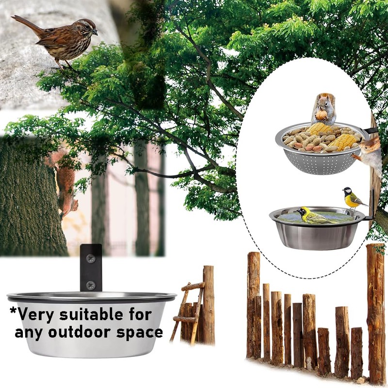 Sturdy and Easy Clean Feeders for Outdoor. Squirrel and Bird