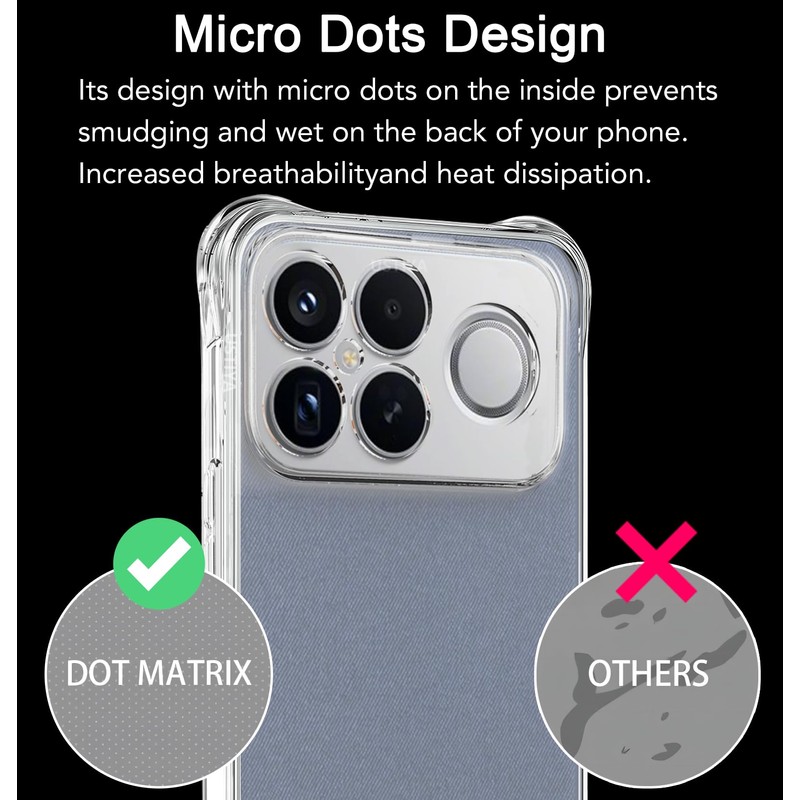 USTIYA Case for Poco F8 Ultra/Redmi K90 Pro MAX 5G