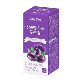 Daily One 데일리원 상쾌한 하루 푸룬정 700mg X 60정 1통 Daily One Refreshing Day Prune Tablets 700mg X 60 Tablets 1 Bottle
