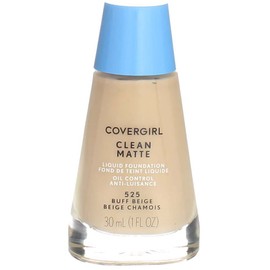 COVERGIRL Clean Matte Liquid Foundation, Buff Beige, 1 Fl Oz (Pack of 4)4