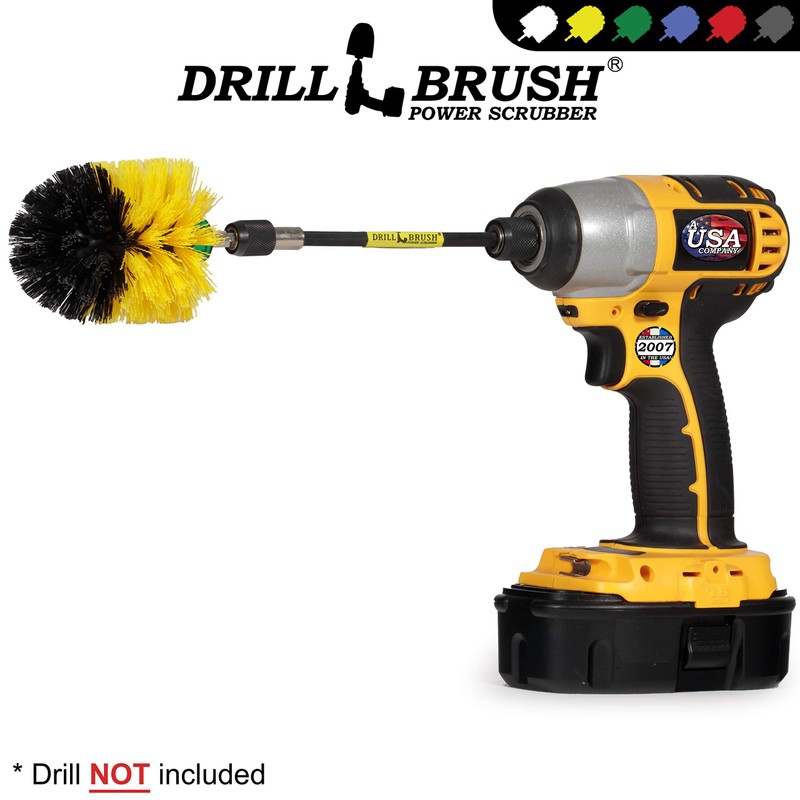 Drillbrush Mini Size Original Tub and Tile Power Scrubber with