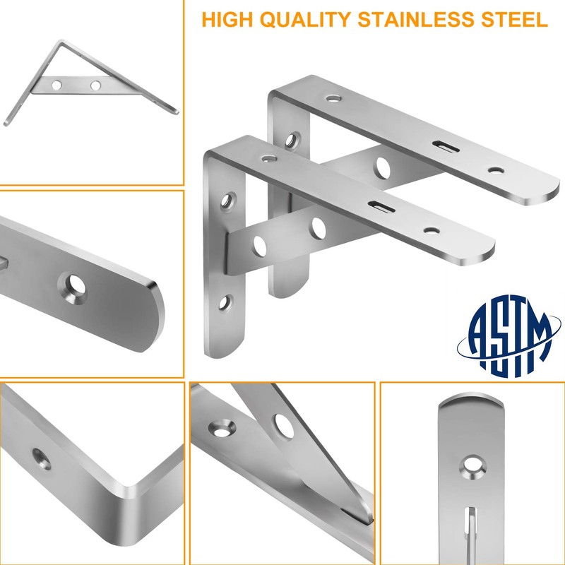 Heavy Duty 2 Pcs 90 Degree L Shaped Floating Wall
