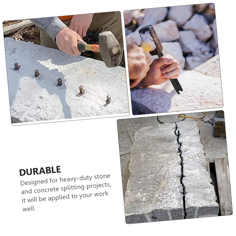 Tofficu 2 pcs Heavy Duty Stone Splitter Tool for Rocks