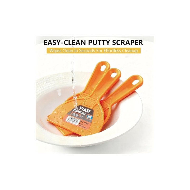 6 Pack Putty Knife 1.5" 2" 3" 4" 5" 6"