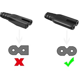 PowerHOOD 5ft 2 Prong AC Power Cord Compatible with Teenage Engineering OB-4 OB4 TE011AS Magic Radio Portable Bluetooth Wireless Stereo Speaker Replacement 5 Feet / 1.5m Power Charger Cable