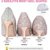 21 Pairs Clear Heel Stoppers, Grass High Heel Protectors for