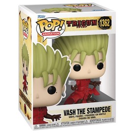 POP Anime: Trigun - VASH The Stampede Funko Vinyl Figure (Bundled with Compatible Box Protector Case), Multicolor, 3.75 inches