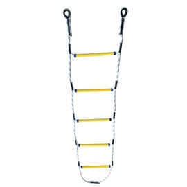 Aoneky 5.9 ft Nylon Climbing Rope Ladder for Kids or Adult - Playground Hanging Ladder for Swing Set - Tree Ladder Toy for Boys Children Aged 6-12 Years Old