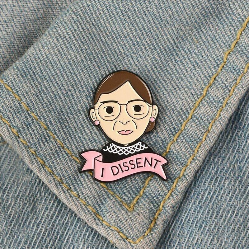 RBG Pins Ruth Bader Ginsburg Pins I Dissent Pins RBG
