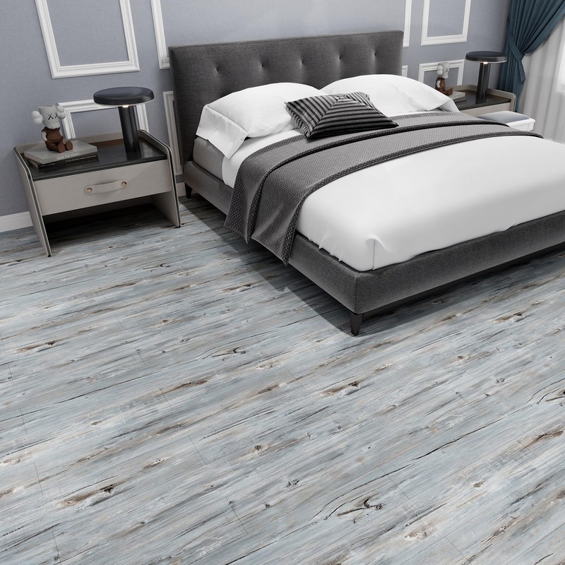 Lareko 54 Sq.Ft,Wood Peel and Stick Floor Tiles,36 Pack Grey