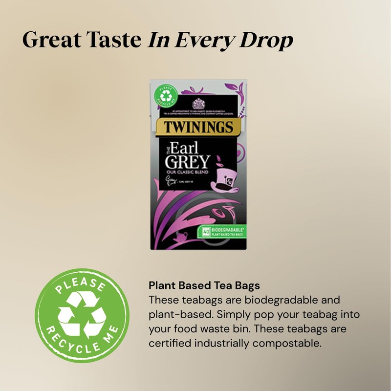 Twinings Earl Grey Tea Bergamot & Lemon Flavoured Black Tea