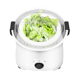 WUSILILU AOT-P09 Electric Potato Peeler, 85W 0.8kg Capacity One-button Drive Automatic Peeler Spinner, 110-120V Potato Peeling Machine for Kitchen, Restaurant, Fast Food Store, Hotel