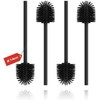 Cepillo para baño, 4PCS Escobilla de Inodoro, Silicona