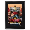 HWC Trading Chris Eubank Jr Vs Conor Benn Fatal Fury 2025 Gifts Printed Signed Autograph Poster for Boxer Memorabilia Fans - A3 Framed